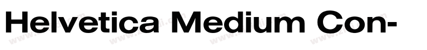 Helvetica Medium Con字体转换